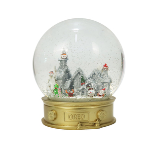 <span class=keywords><strong>Boule</strong></span> <span class=keywords><strong>de</strong></span> <span class=keywords><strong>neige</strong></span> <span class=keywords><strong>de</strong></span> Base en or en verre <span class=keywords><strong>de</strong></span> <span class=keywords><strong>Village</strong></span> <span class=keywords><strong>de</strong></span> noël faite sur mesure avec flocons - Product Image 5