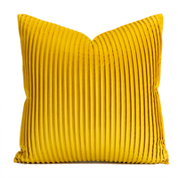 Luxe 20x20 pouces Style nordique taie d'oreiller doux carré velours jeter oreiller couvre housse de coussin