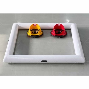 Piste de course gonflable commerciale en PVC avec clôture pour location de karts, voitures tamponneuses et jeux de balles Zorb - Product Image 3