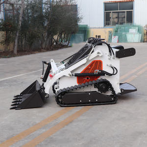 Free Shipping Cheap Front Loader Mini Skid Steer Loader EPA EURO5 Gasoline Engine PLC Gearbox Pump Bearing Crawler Motor Gear - Product Image 4