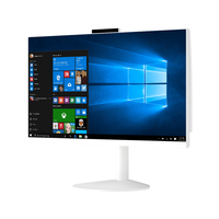 PC de bureau sans cadre ultra-fin tout-en-un, design Mac, ordinateur tout-en-un, ordinateur portable I5 tactile, 21,5 pouces, ordinateur portable de jeu, blanc