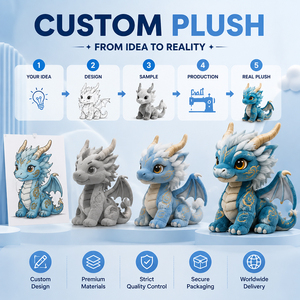 Giocattoli di Peluche Personalizzati all'Ingrosso, Design Moderno e Popolare, Animali di Peluche su Misura a Prezzi Convenienti - Product Image 2