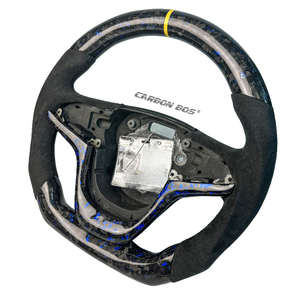 <span class=keywords><strong>Volante</strong></span> <span class=keywords><strong>Deportivo</strong></span> de Cuero de Gamuza y Fibra de Carbono Azul Forjado <span class=keywords><strong>para</strong></span> Holden VF Holden VE <span class=keywords><strong>Chevy</strong></span>, <span class=keywords><strong>Volante</strong></span> Commodore Mejorado - Product Image 3
