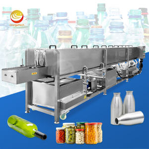 Ligne de lavage, rinçage, séchage et stérilisation de bouteilles en <span class=keywords><strong>verre</strong></span> de type tunnel pour l'industrie des boissons - Product Image 3