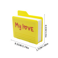 Album photo instantané créatif pour bureau, imprimé en 3D, en forme de dossier, cadre photo pliable, ornement de bureau, artisanat en plastique, cadeau personnalisé