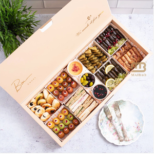 Caja de Embalaje Personalizada para Galletas, Caja para Platos de Postres, Caja para Alimentos para Picnic, Caja para Pasteles, Desayuno, Panadería, Comida para Llevar, Caja para <span class=keywords><strong>Brunch</strong></span> - Product Image 3