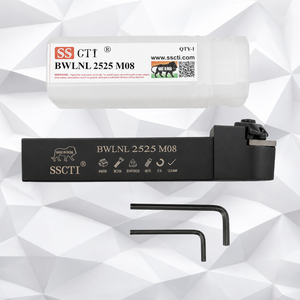 BWLNL/ BWLNR 2525 M08 CNC ที่จับเครื่องมือกลึงภายนอกสำหรับเม็ดมีด WNMG 08 ความแม่นยำสูง - Product Image 5