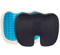 Coussin de siège de voiture en gel de mousse à mémoire de forme rafraîchissant, soutien lombaire orthopédique, fabrication OEM ODM
