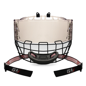 หมวกกันน็อคทรงกรงฮ็อกกี้น้ำแข็งสีแดงดีไซน์แฟชั่นจากผู้ผลิตจีน - Product Image 2