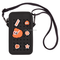 CHINFAI Sacs à bandoulière en silicone personnalisés de haute qualité pour Noël, sacs à bandoulière pour femmes et enfants, sacs à bandoulière pour téléphone portable pour femmes