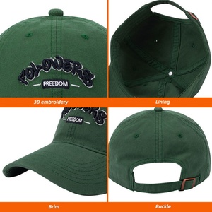 Wholesale Soft Top Embroidered Baseball <b>Cap</b> Custom Logo Reversible Buckle Curved Brim Unisex Casual Sun Hat - Product Image 2