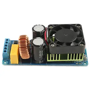 IRS2092S 500W Mono Kanaals Digitale Versterkers Board Geklasseerd D Hifi Power Amp Module Met Koelventilator Diy Kits Voor arduino