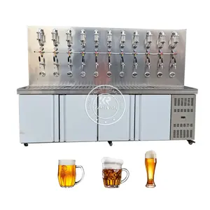 2024 Partij Elektrische Wijn Whisky Machine Snelle Snelheid Draagbare Chiller 2 Fles Liquor Dispenser Voor Bar Home