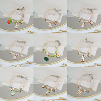 RINHOO Bracelet Tendance Créatif en Céramique Tressée à Motif Animalier, Bijou pour Couples, Étudiants et Filles, Idéal comme Cadeau