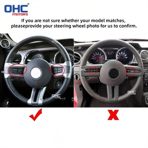 Volante de Fibra de Carbono Real en Stock en EE. UU. para <span class=keywords><strong>Ford</strong></span> <span class=keywords><strong>Mustang</strong></span> Ecoboost/<span class=keywords><strong>Gt</strong></span>/<span class=keywords><strong>Shelby</strong></span> Gt350/Gt350r 2010 2011 2012 <span class=keywords><strong>2013</strong></span> 2014 - Product Image 6