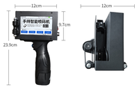 Imprimante à jet d'encre portable avec tête d'impression DX5 pour l'impression de la date d'expiration, du numéro de lot et du code QR sur le plastique, le verre, le métal