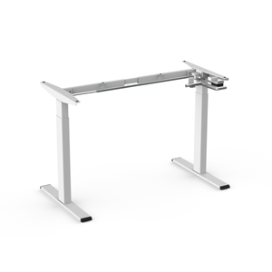 <span class=keywords><strong>Bureau</strong></span> d'ordinateur ZGO Home Office moderne, réglable en hauteur sur 2 niveaux, en métal, <span class=keywords><strong>à</strong></span> 2 pieds, avec <span class=keywords><strong>manivelle</strong></span>, convertible, pour travailler <span class=keywords><strong>assis</strong></span> ou <span class=keywords><strong>debout</strong></span> - Product Image 3