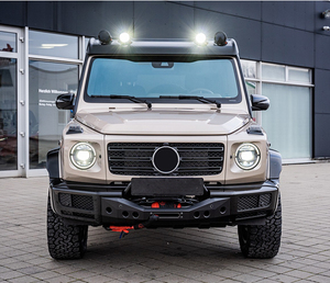 <span class=keywords><strong>Classe</strong></span> G W464 <span class=keywords><strong>4x4</strong></span> Off Road Kits de carrosserie Porte-bagages de toit Échelle Spoiler Lumière Pare-chocs avant Pare-chocs arrière Treuil Bêche Hache Pièces d'extérieur - Product Image 6