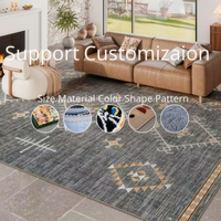 Tapis de prière islamique 70*110cm antidérapant en polyester, soutien doux pour les genoux, lavable pour la maison et la mosquée