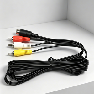 <span class=keywords><strong>สาย</strong></span>สัญญาณทีวี <span class=keywords><strong>AV</strong></span> สำหรับ Sega MEGA Drive <span class=keywords><strong>สาย</strong></span> RCA สำหรับ2/3 Sega megadrive คอนโซล2/3<span class=keywords><strong>สาย</strong></span>ตะกั่ว1.8<span class=keywords><strong>เมตร</strong></span> - Product Image 1