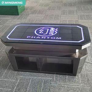 Ensembles de table de bar KTV de luxe sur mesure meubles de bar de style moderne avec verre lumineux nouveaux meubles d'hôtel de salle à manger pour boîtes de nuit hôtels - Product Image 5