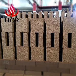High performance magnesia hercynite brick for large dry process cement rotary kiln
