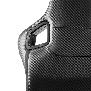 BYJD Wholesale Universal Reclinable Black PVC Carbon Look Leather Bucket <strong>Racing</strong> <strong>Seats</strong> - Product Image 3
