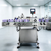 Machine d'étiquetage de bouteilles à grande vitesse, machine d'étiquetage automatique pour produits alimentaires et cosmétiques, pour bouteilles ou bocaux ronds avec convoyeur à bande