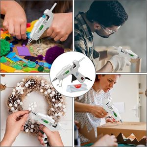 Kit de pistolet à colle chaude avec 30 bâtons de colle, préchauffage rapide, haute température, pour l'école, l'artisanat, le bricolage, les réparations rapides à domicile - Product Image 5