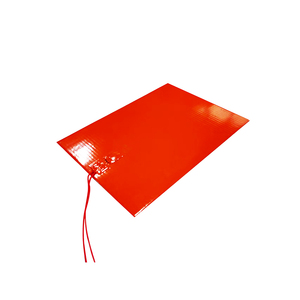 Custom 220V 230V 1200W 290x400mm Flexible <b>Silicone</b> <b>Rubber</b> Resistance Heating Elements For Ultrasonic Cleaner - Product Image 3