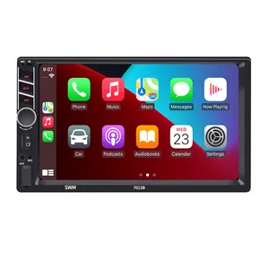 Universal 7 Inch Capacitive Touch Screen autoradio BT double din Car Video with carplay and android auto car auto electronics