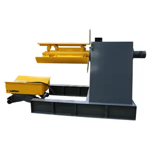 Decoiler 기계 자동 유압 decoiler 유약 금속 루핑 기계 가격