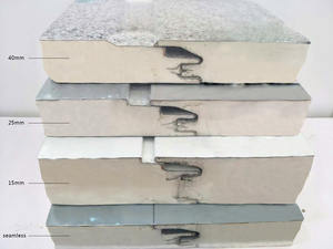 Hoge Sterkte Brandwerende Lichtgewicht Warmte-Isolatie Schuim Kern Sandwichpaneel Geluidsisolatie Panelen Voor Magazijn Stalen Constructies - Product Image 3