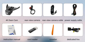 ACARCAM OEM tipo carcasa integrada Wifi delantera 4K trasera 1080p Dual Dash Cam App Control con modo de estacionamiento para <span class=keywords><strong>Skoda</strong></span> Superb 2019 - Product Image 2