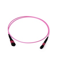 Kabel Patch Cord Serat Optik MPO-MPO OM3 OM4 12/24 Core Berkualitas Tinggi Skylynn Guangdong