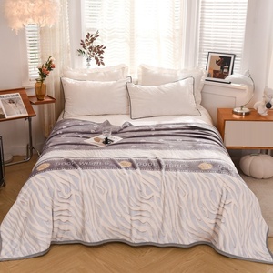 Hot Bán Flannel Lông Cừu Chăn Thiết Kế Thời Trang-E Duy Nhất Lớp Có Thể Đảo Ngược Mềm Ấm Sang Trọng Máy Có Thể Giặt Ném Chăn - Product Image 5