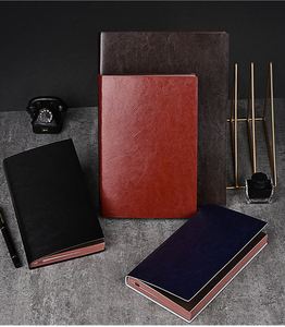 Carnet promotionnel A5/A6/B5 en cuir PU imprimé, reliure cousue, pour bureau, école, journal intime, fournitures scolaires pour étudiants - Product Image 4