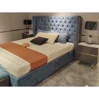 Ensemble de meubles de sortie d'usine, chambre à coucher, lit, armoire, Table de chevet avec veilleuse, luxe, meubles de chambre simples