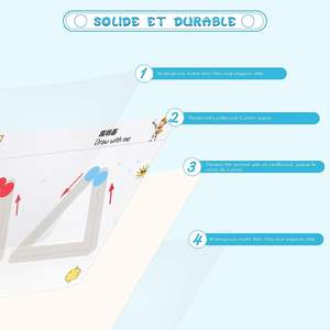 Tablette à dessin Stylo Entraînement à la main Enfants Jouets <span class=keywords><strong>Montessori</strong></span> Livres magiques éducatifs Livres d'apprentissage pour enfants Écriture - Product Image 4