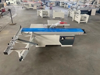 Machine à bois, scie à panneaux à table coulissante pour une coupe du bois efficace, machine à bois fiable