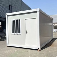 Casa Contenedor Modular de Bajo Costo y Rápida Instalación, Casa Prefabricada Desmontable y Reutilizable para Oficina o Alojamiento