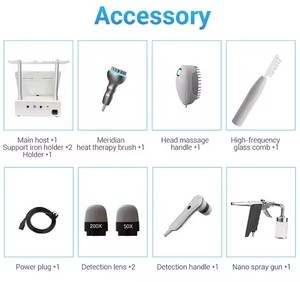 Desktop 5 in 1 Scalp Massage Hair Loss Hair Regrowth Treatment Hair Skin Analyzer Machine With Customer File Storage - Product Image 6