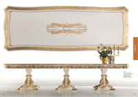 Ensemble de meubles de salle à manger de luxe style antique italien Italie 100% bois massif sculpté à la main Table à manger de 3m de long avec 10 chaises