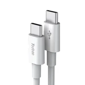 YOOBAO YB-482PD Wholesale Price 1m 3A Fast Charging USB-C to Type-C Data Cable Mobile Phone Charging Cable