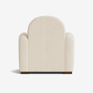 Poltrona Singola Moderna Minimalista in Stile Crema per Soggiorno, Colore Personalizzabile. - Product Image 4