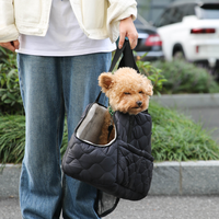 Sac à dos de transport pour animaux de compagnie respirant et matelassé, pliable, pour petits chiens jusqu'à 8 kg