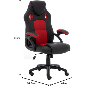 Meilleure vente Premium noir blanc <span class=keywords><strong>Pc</strong></span> Gamer Stuhl Chili Inde livraison gratuite DDP cuir Durable inclinable chaise de jeu pour bureau à domicile - Product Image 6