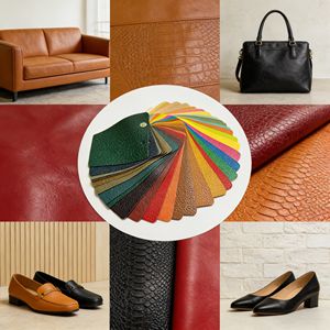 Pelle Sintetica Decorativa in Vinile di Grado Marino per Rivestimenti Interni di Mobili, Stampa a Blocchi, Adesiva, per Sedili di Barche e Borse in PVC - Product Image 6