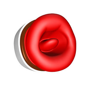 Lippen küssen für Ei Klitoris Vibrator Zunge lecken vibrierendes Sexspielzeug mit Rose Design Mastur bator für Männer & Frauen - Product Image 2