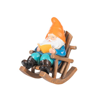Nuevos productos transfronterizos: tumbona, tapete de lectura, adornos de jardín, decoración para <span class=keywords><strong>el</strong></span> hogar y exteriores, White-Bearded - Product Image 5
